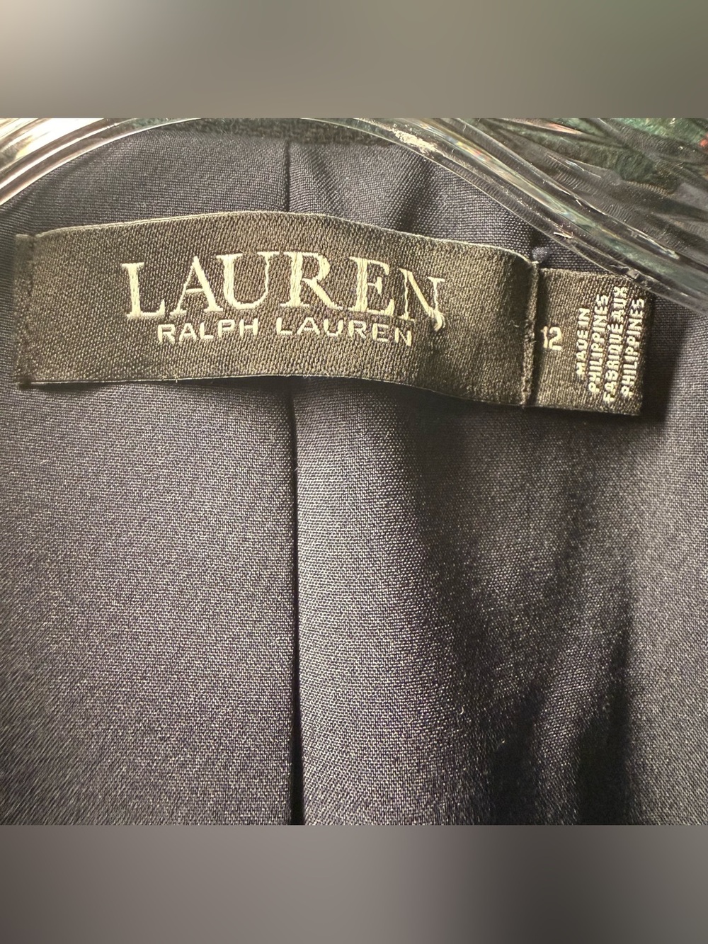 Ralph Lauren Plaid Bullion Crest Blazer 12 EUC Navy Green Tartan Preppy Academic - Picture 4 of 16